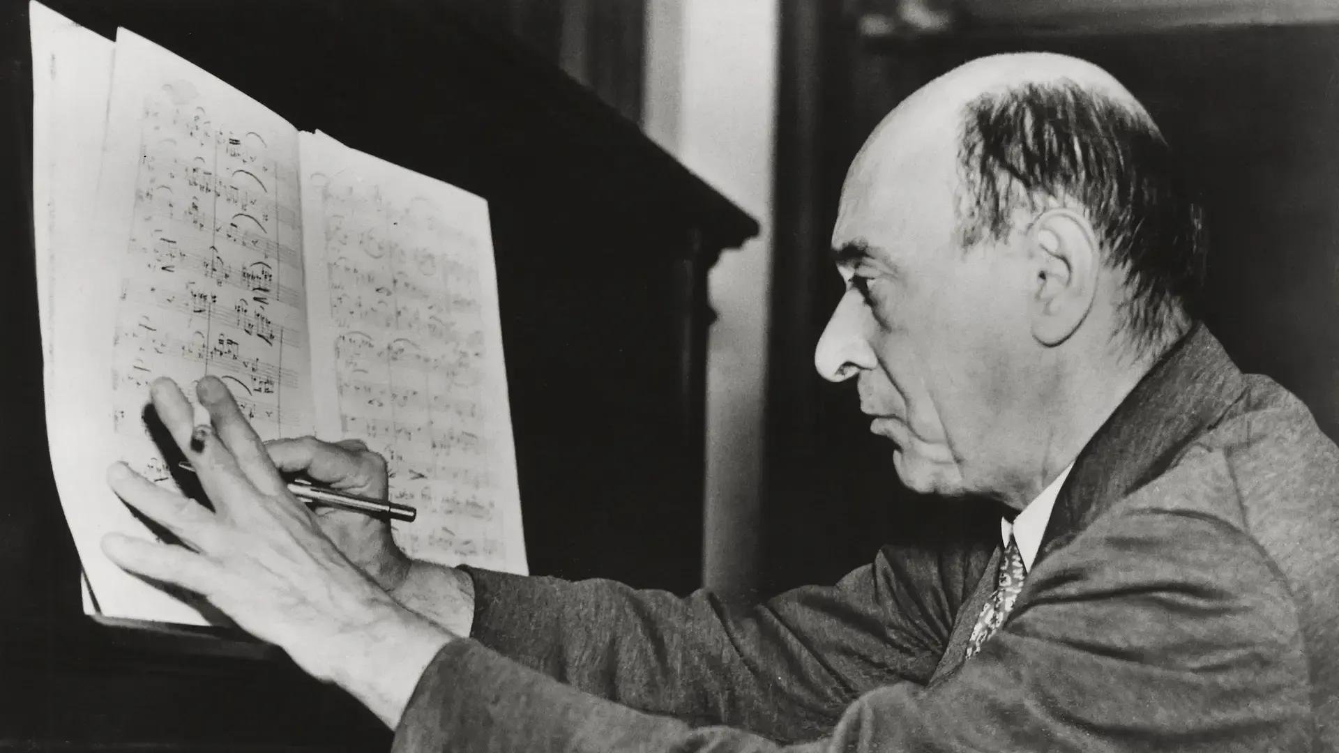 Arnold Schoenberg à Los Angeles en 1935