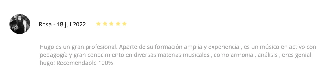 Opinión de un alumno en tusclasesparticulares.com