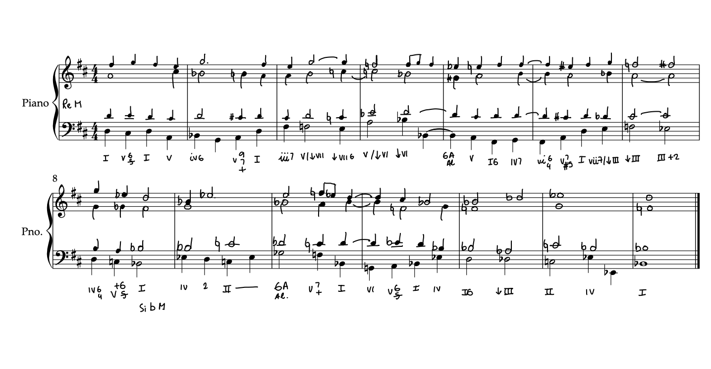 Armonia Intercambio Modal No Corregido